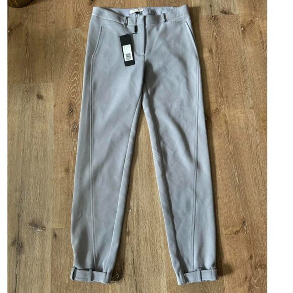 Halston Heritage Pants - NWT Halston Heritage Tailored Joggers Light Brush Gray Size 2